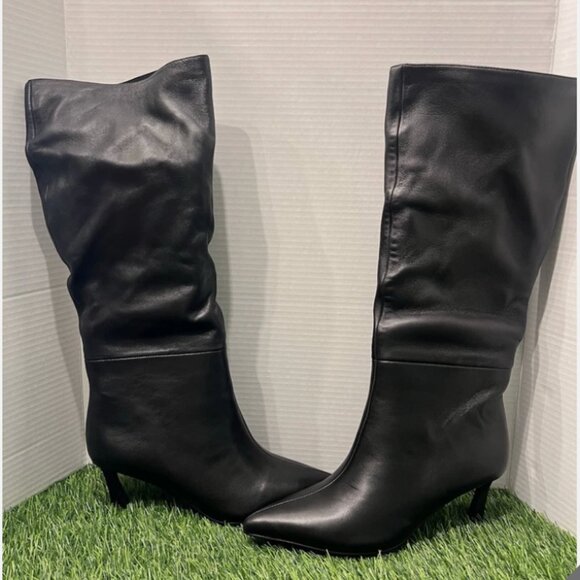 Steve Madden Womens's Lavan Black Knee-High Boots - Black - Picture 1 of 7